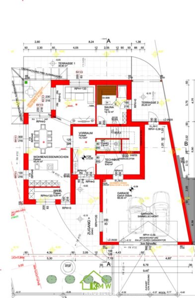 Wohntraum der keine Wünsche offen lässt: neuwertiges Haus mit Garten und Doppelgarage - Grundriss (13230)