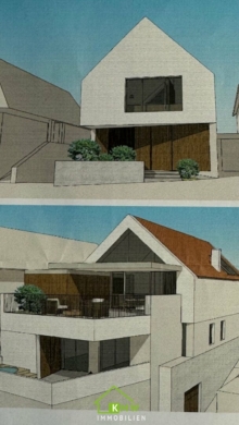 Wohnen im Zentrum: sanierungsbedürftiges Einfamilienhaus mit Entwicklungspotential (inkl. Studie) - Bild (3400)