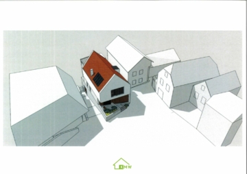 Wohnen im Zentrum: sanierungsbedürftiges Einfamilienhaus mit Entwicklungspotential (inkl. Studie) - Bild (3398)