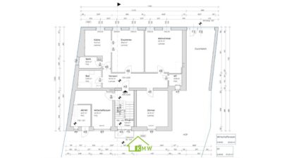 Sanierte 3-Zimmer-Wohnung in zentraler Ruhelage - Grundriss (11570)