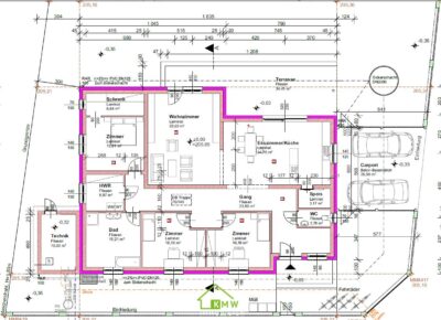 Familienhit: moderner, großzügiger Bungalow in ruhiger Lage - Grundriss (11000)