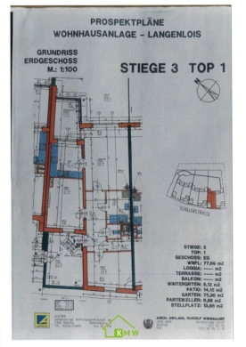 Traumhafte, geräumige Wohnung in Langenlois zu verkaufen - Grundriss (10250)